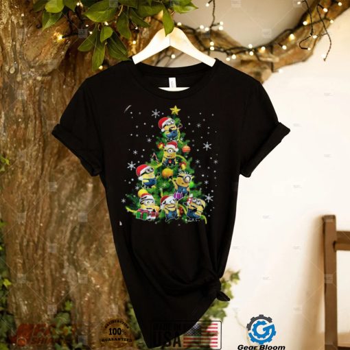 Happy Minions Christmas Tree T Shirt