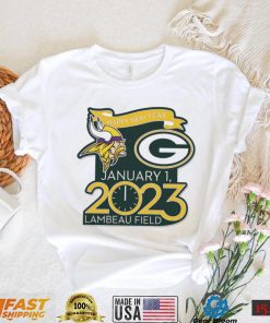 Happy New Years Packers Vs. Vikings Jan. 1 2023 Lambeau Field Gameday Shirt