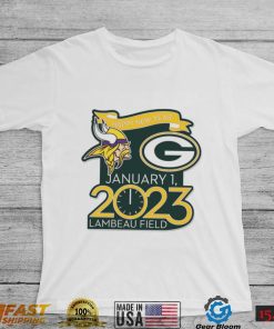 Happy New Years Packers Vs. Vikings Jan. 1 2023 Lambeau Field Gameday Shirt