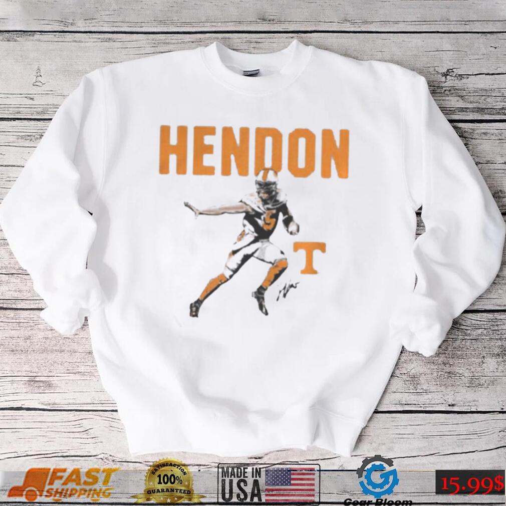 Hendon Hooker Tennessee Volunteers Signature Pose Shirt - Gearbloom