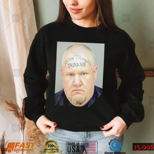 Hubert Leverich’s Insane face tattoo photo shirt