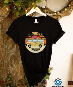 Surfer Boy Pizza Van Stranger Things bus vintage shirt