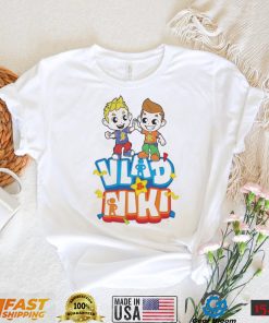 Colorful design vlad and nikI shirt