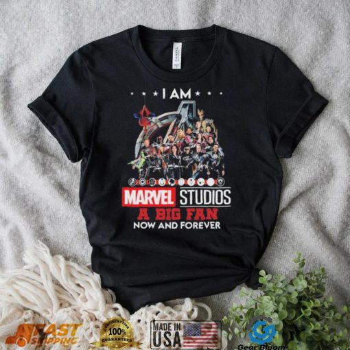 I Am Marvel Studios A Big Fan Now And Forever Signatures Shirt