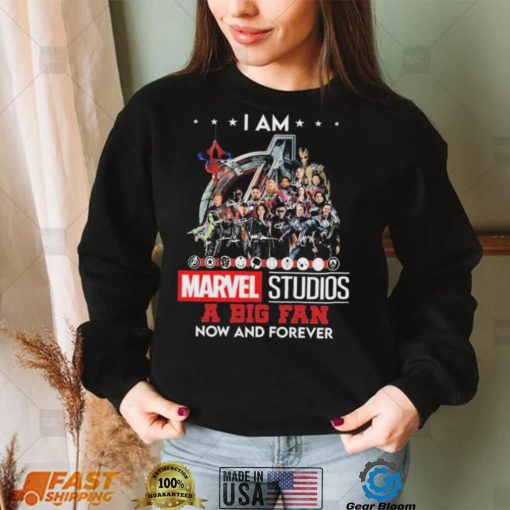 I Am Marvel Studios A Big Fan Now And Forever Signatures Shirt