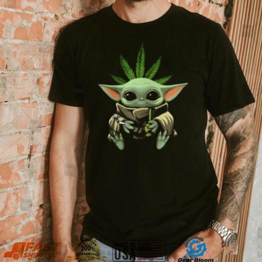 Baby Yoda smokes weed Star wars 2022 shirt