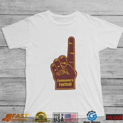 Winning Symbol Washington Commanders Football Foam Finger shirt