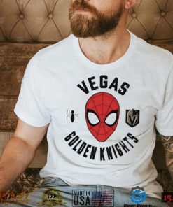 Vegas Golden Knights X Spidey Marvel Spider Man face shirt