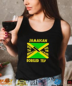 Jamaican Bobsled Team feel the rhythm feel the rhyme flag shirt