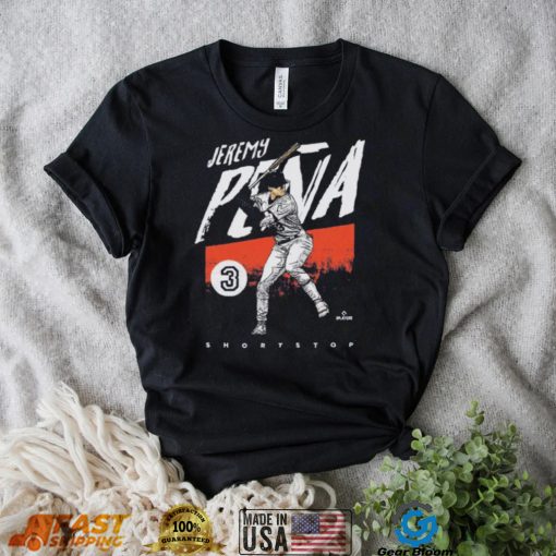 Jeremy Pena Houston Astros Grunge Shotstop Signature Shirt