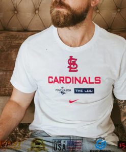 St. Louis Cardinals Nike 2022 Postseason Authentic The Lou shirt