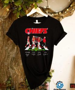 Kansas City Chiefs Christmas Abbey Road Signatures T Shirt