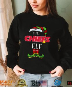 Kansas City Chiefs Christmas ELF T Shirt Funny NFL Xmas