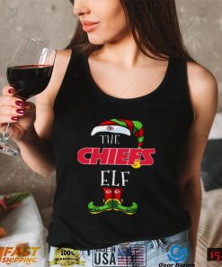 Kansas City Chiefs Christmas ELF T Shirt Funny NFL Xmas