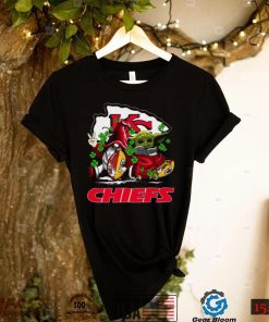 Kansas City Chiefs Christmas T Shirt Baby Yoda St. Patrick_s Day Super Bowl LIV Champions T Shirt Xmas Mery Christmas