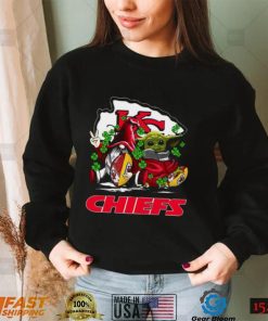 Kansas City Chiefs Christmas T Shirt Baby Yoda St. Patrick_s Day Super Bowl LIV Champions T Shirt Xmas Mery Christmas