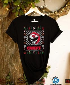 Kansas City Chiefs Grateful Dead Ugly Christmas T Shirt