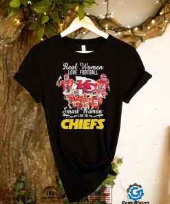 Kansas City Chiefs T Shirt Real Women Love Football Smart Women Love The Kansas City Chiefs Team 2022 Signatures