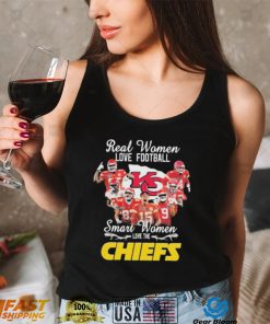 Kansas City Chiefs T Shirt Real Women Love Football Smart Women Love The Kansas City Chiefs Team 2022 Signatures