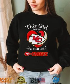 Kansas City Chiefs T Shirt This Girl Loves Her Kansas City Chiefs Football