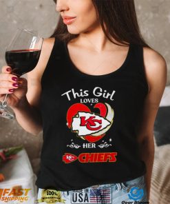 Kansas City Chiefs T Shirt This Girl Loves Her Kansas City Chiefs Football