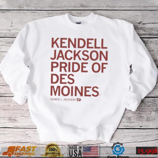 Kendell Jackson pride of Des Moines State shirt