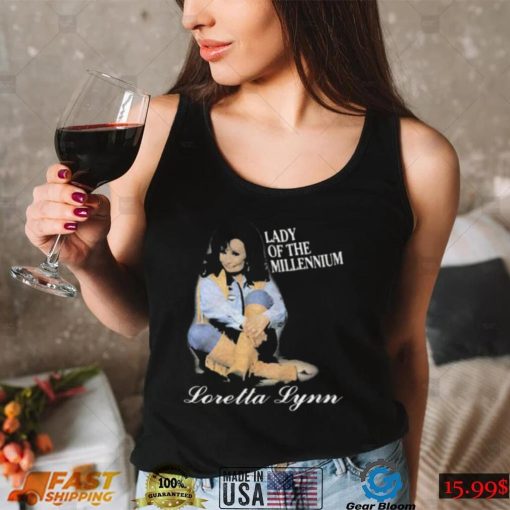 Lady Of the Millennium Loretta Lynn Tshirt