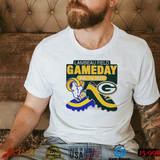 Lambeau Field Gameday Packers Vs. Rams 12 19 Gameday Shirt