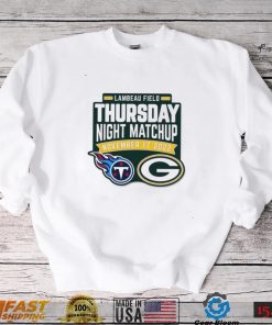 Lambeau Field Thursday Night Matchup Packers Vs. Titans November 17 2022 Shirt