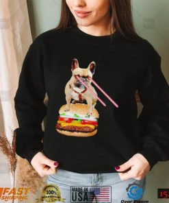 Laser Bulldog Hamburger shirt