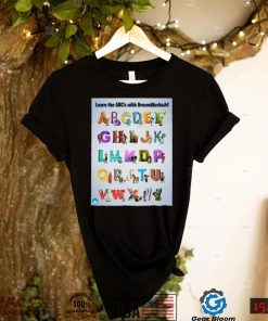 Learn the abc’s with characters of dream works jr shirt