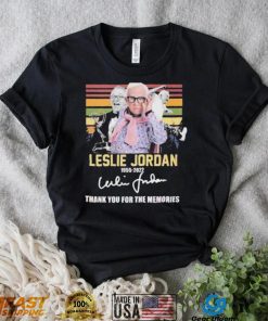 Leslie Jordan 1995 2022 Signature Thank You For The Memories Vintage Shirt