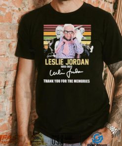 Leslie Jordan 1995 2022 Signature Thank You For The Memories Vintage Shirt