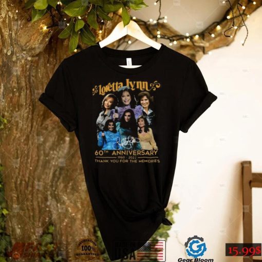 Loretta Lynn Aniversary Thank You For the Memories Tshirt