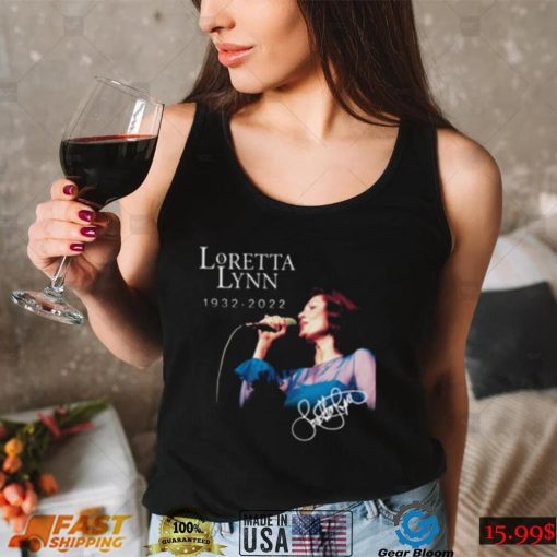 Loretta Lynn Country Music Memories Tshirt 1932 – 2022