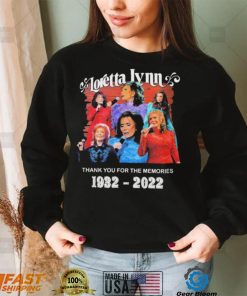 Loretta Lynn Thank You For The Memories 1932 2022 Shirt