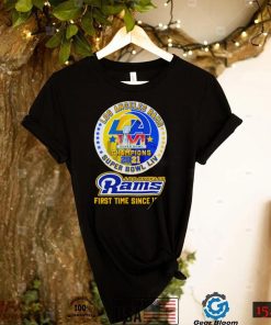 Los Angeles Rams LVI Super Bowl Champions 2021 Los Angeles Rams first time since 1999 shirt