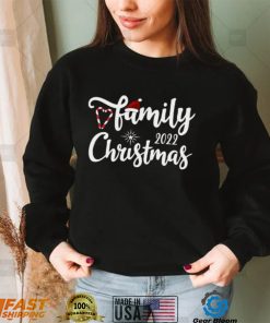 Love My Family Cute Family 2022 Family Christmas T Shirt