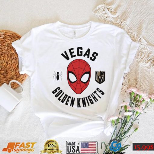 Vegas Golden Knights X Spidey Marvel Spider Man face shirt