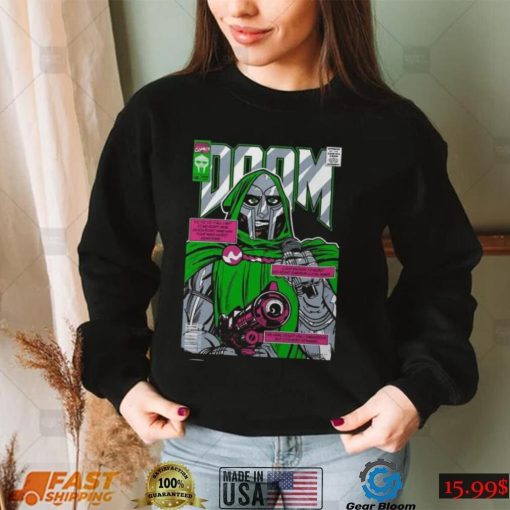 MF Doom Shirt Vintage Hip Hop 90s Retro Graphic Tee Comic Rap Streetwear Gift Unisex T Shirt