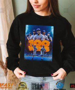 First To 100 Wins New York Mets Shirt