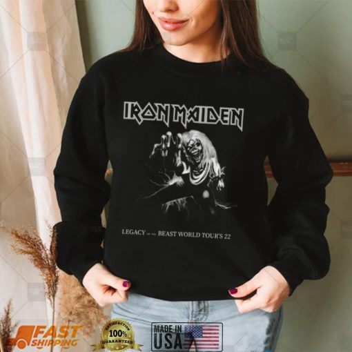 Maiden Legacy Music Tour Rock Band T Shirt