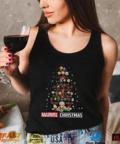 Marvel Avengers Chibi tree Marvel Christmas 2022 shirt