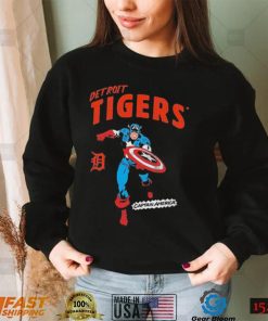 Marvel Captain America Detroit Tigers Shirt