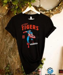 Marvel Captain America Detroit Tigers Shirt