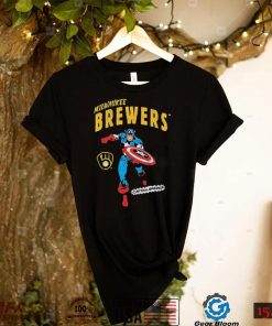 Marvel Captain America Milwaukee Brewers Shirt