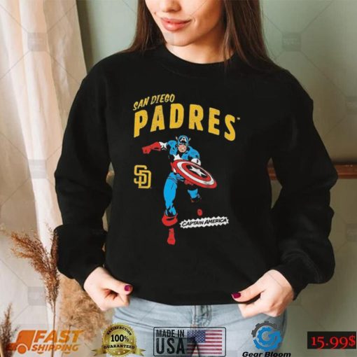 Marvel Captain America San Diego Padres Shirt