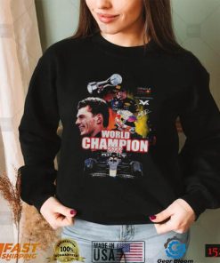 Max verstappen world champions signature 2022 shirt