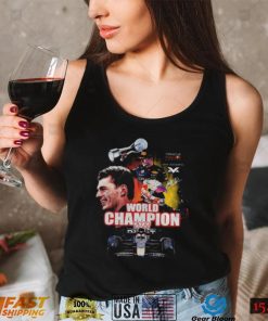 Max verstappen world champions signature 2022 shirt