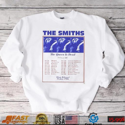 The Smiths Us Tour 86 Queen Is Dead T Shirt